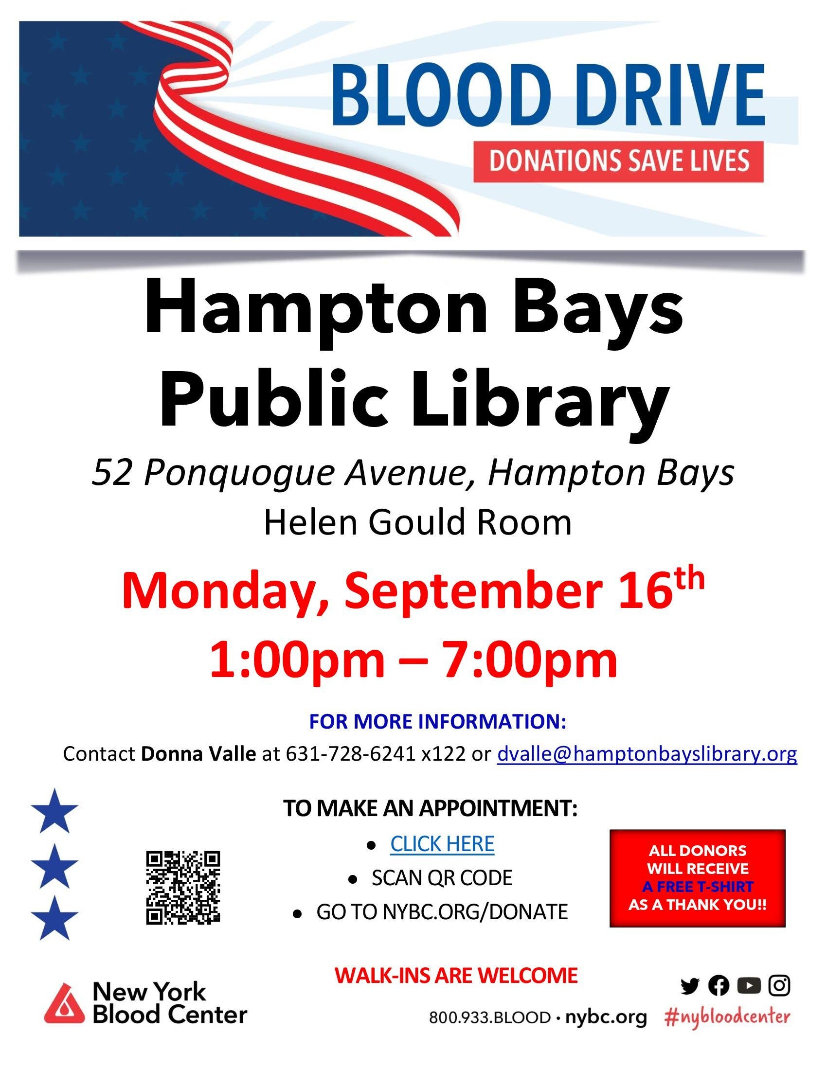 Hampton Bays Community Blood Drive