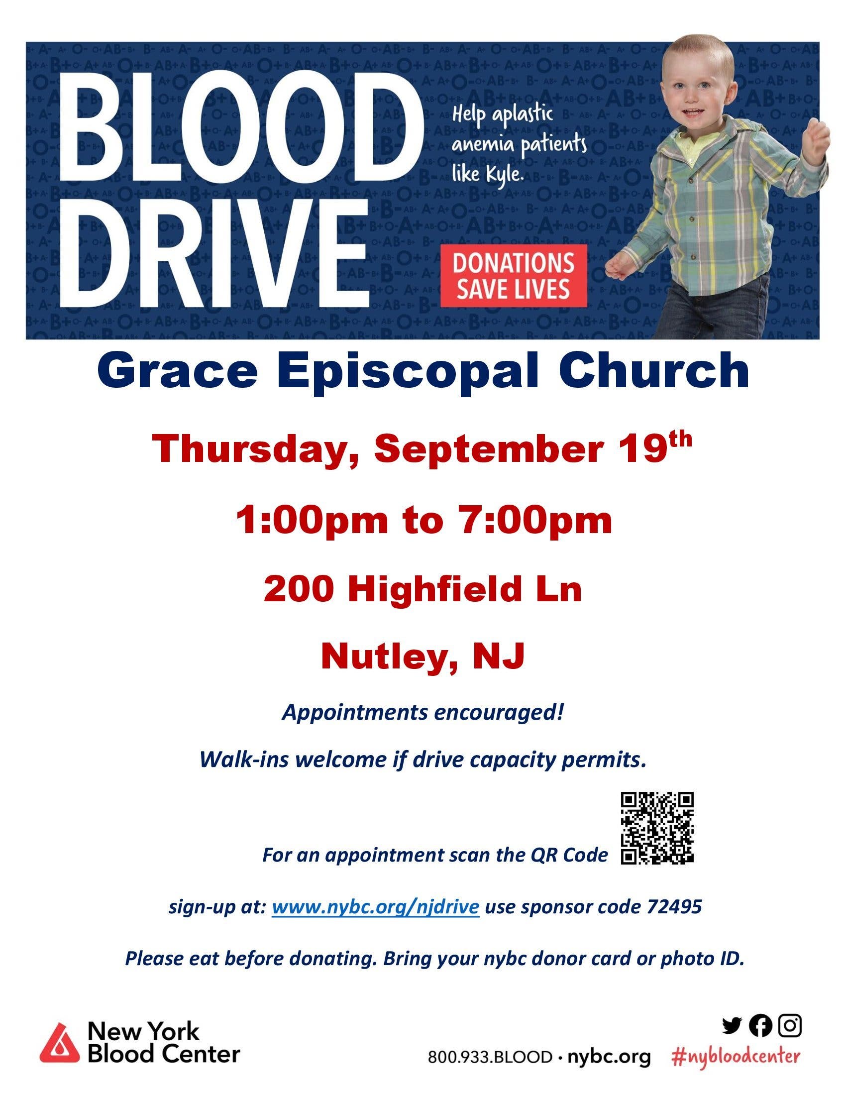 Nutley Community Blood Drive