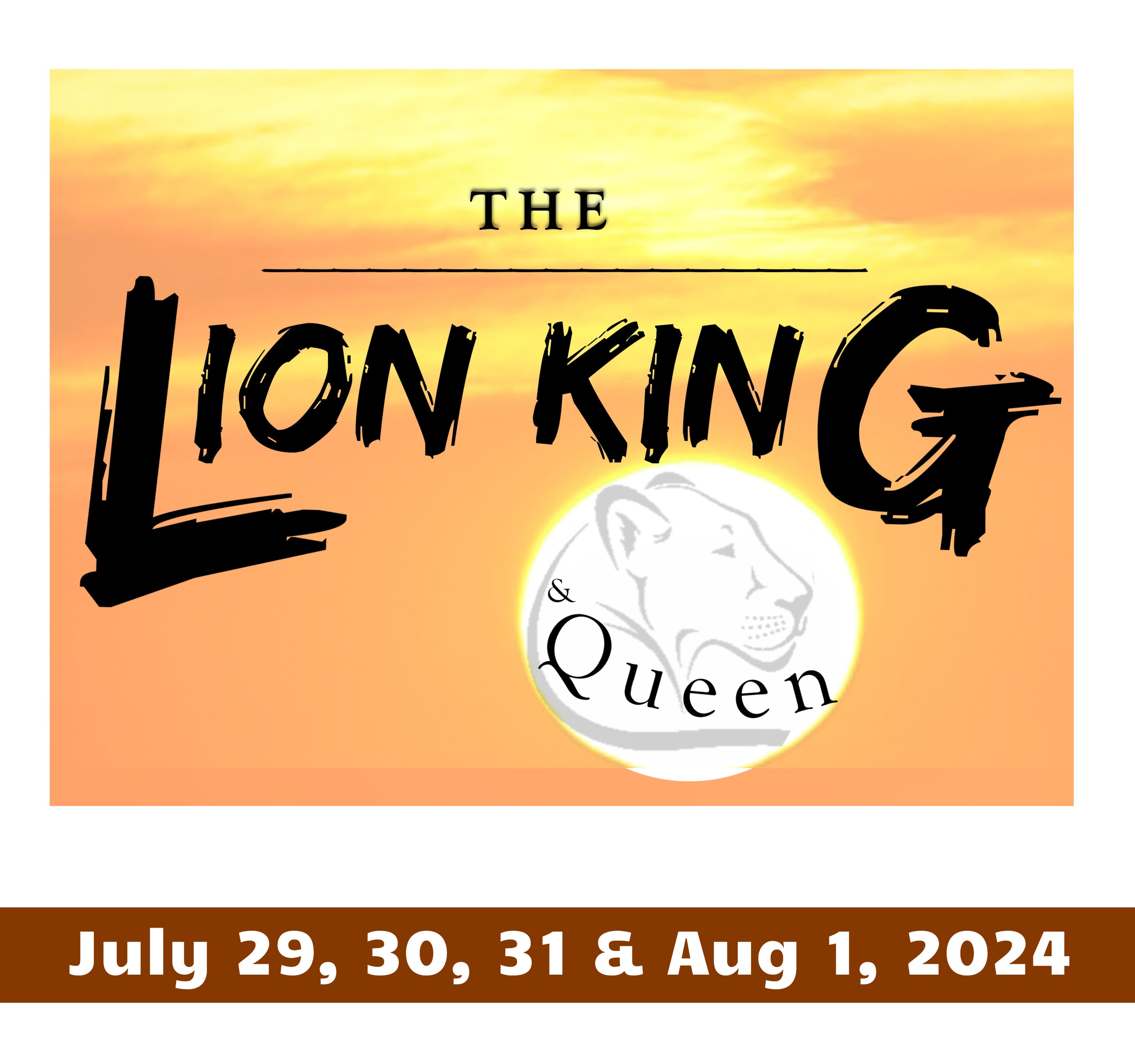 Lion King and Queen Musical Theater Camp ages 6-14 with Stars of Tomorrow Children's Theater