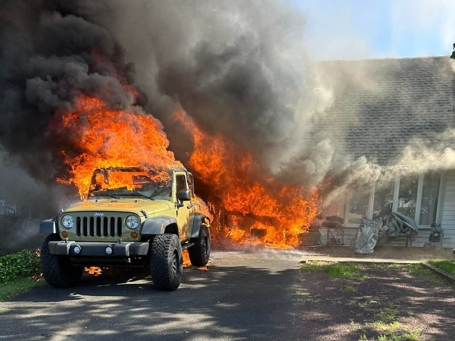 A fire destroyed a Levittown home last Saturday, leaving a family with nothing and mourning the death of one of their beloved cats while another one struggles to survive.