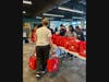 At Riverside Presbyterian Church in Sterling, volunteers unpack Red Bags filled with food and toiletries destined to help students at nearby Sterling area schools.