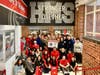 At Herndon Middle School, volunteers of all ages and backgrounds celebrate a morning of working together to end teen food insecurity.