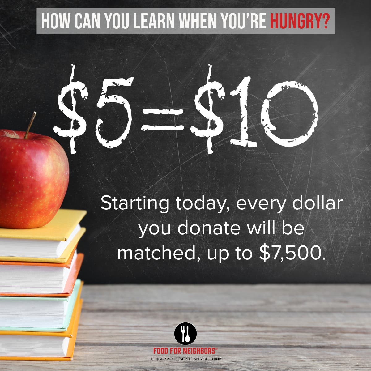 It's Back-to-School Time! Double Your Impact for Local Students!