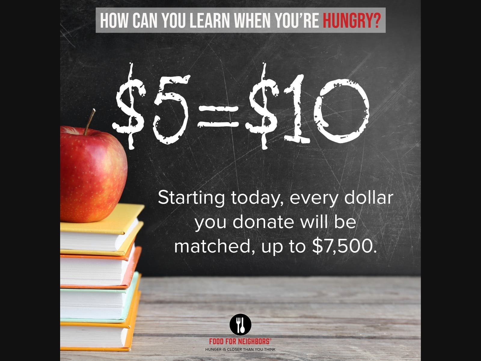 Donate today to help local students!