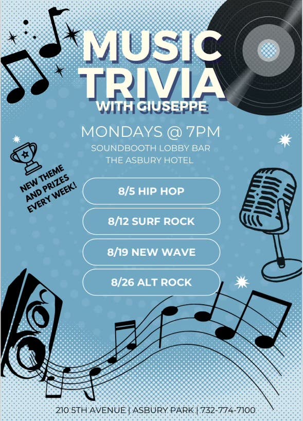 Music Trivia at The Asbury