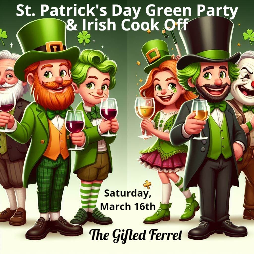 St. Patrick's Day Green Party and Irish Cook Off