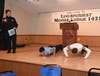 The Police Explorers practice self-discipline and fitness. 