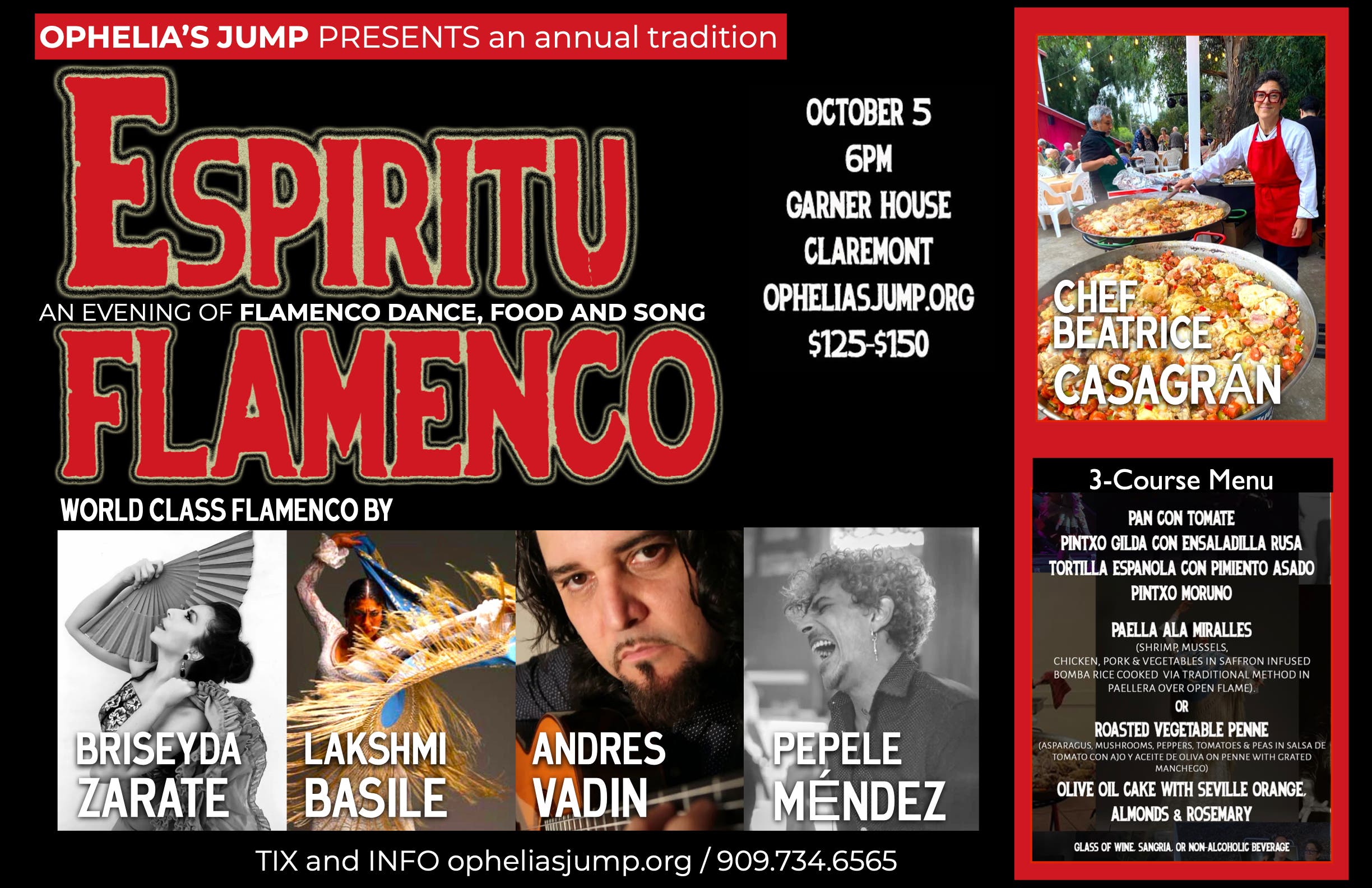 Ophelia's Jump presents Espiritu Flamenco