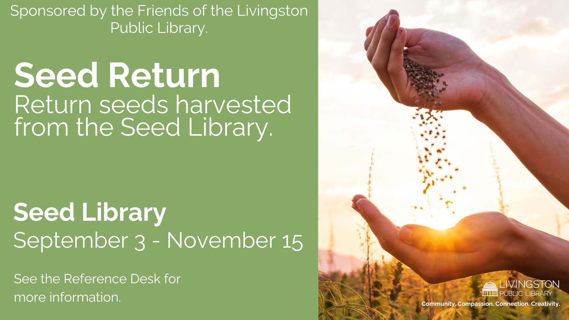 Seed Library : Seed Return