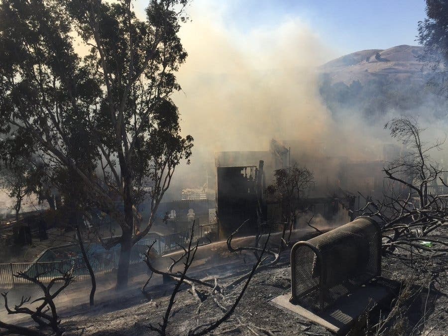 The Tennis Club building was destroyed.