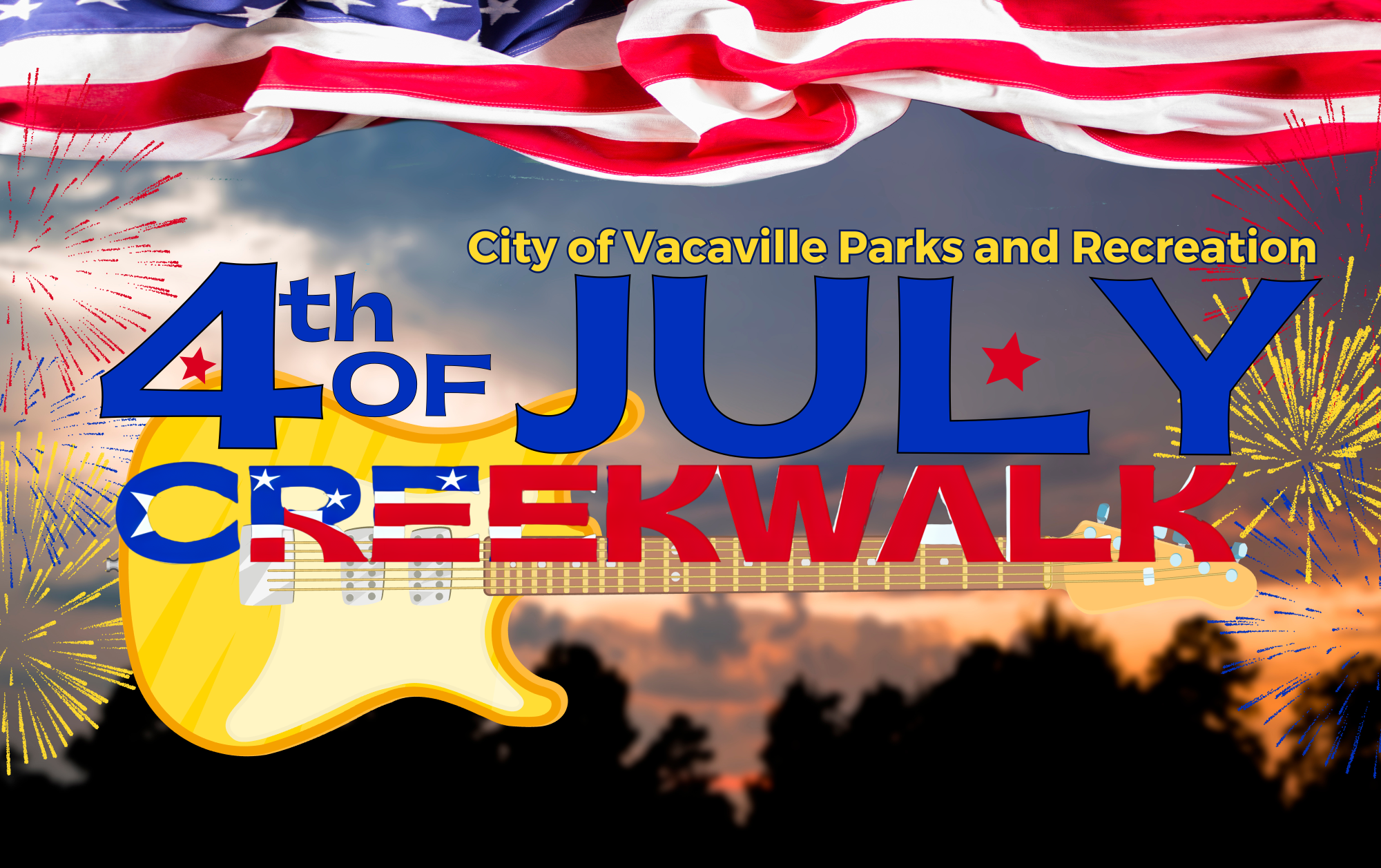 July 4th Free Concert & Fireworks 2024: CreekWalk, Vacaville