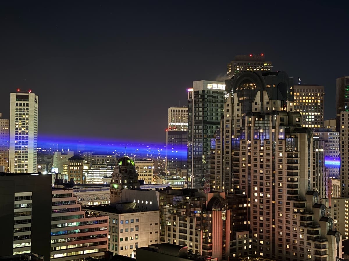 Pride Lasers Light Up The San Francisco Skyline: Photos Of The Day 