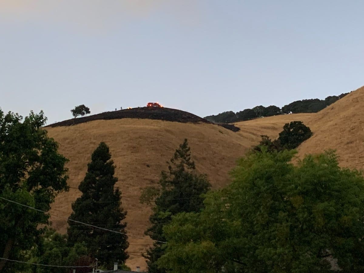 Vargas Plateau Regional Park​ in Fremont Tuesday night. 