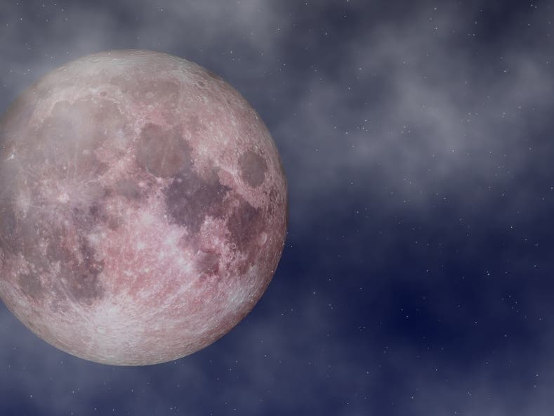 The moon will appear full from Sunday through Wednesday.