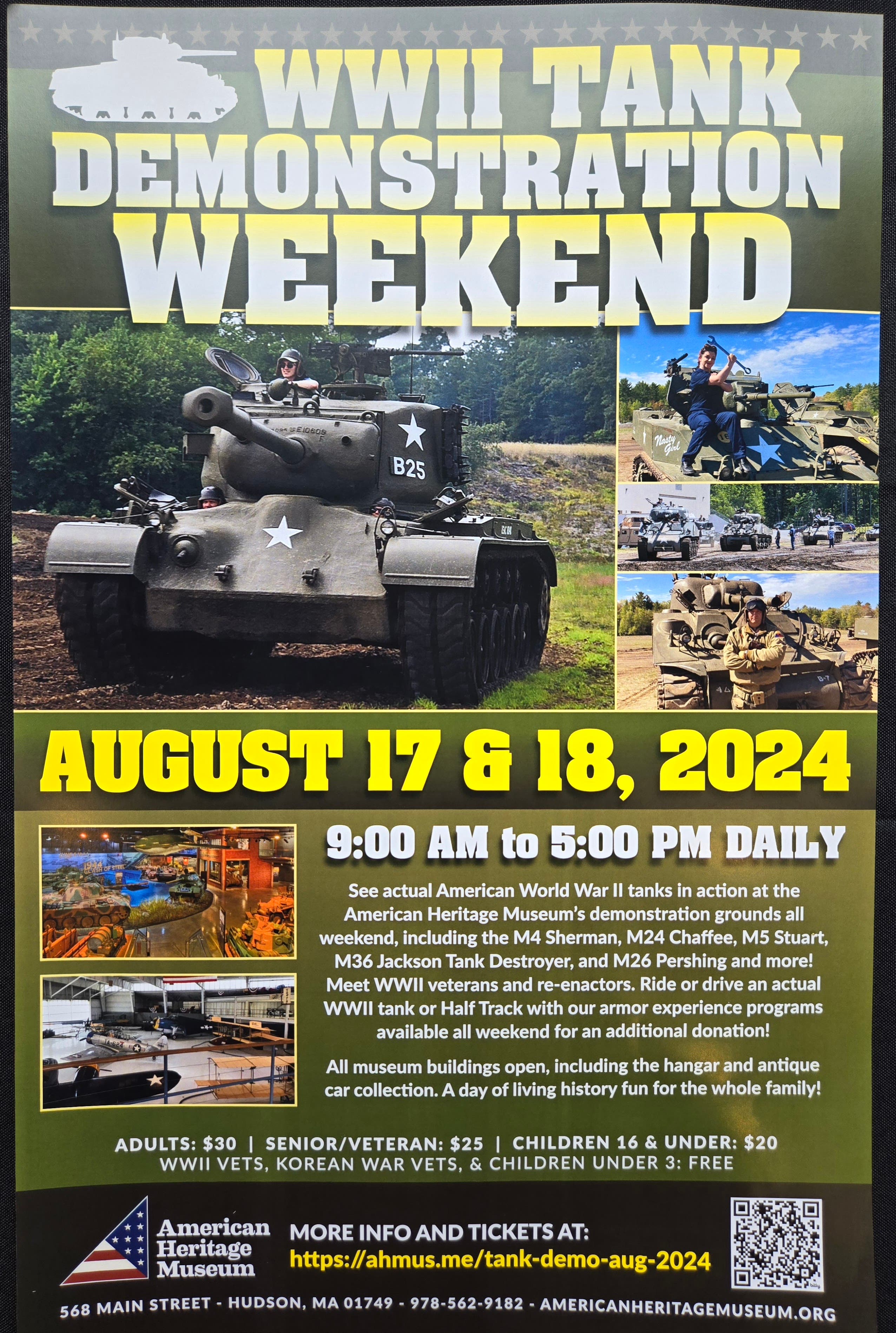 WWII Tank Demonstration Weekend