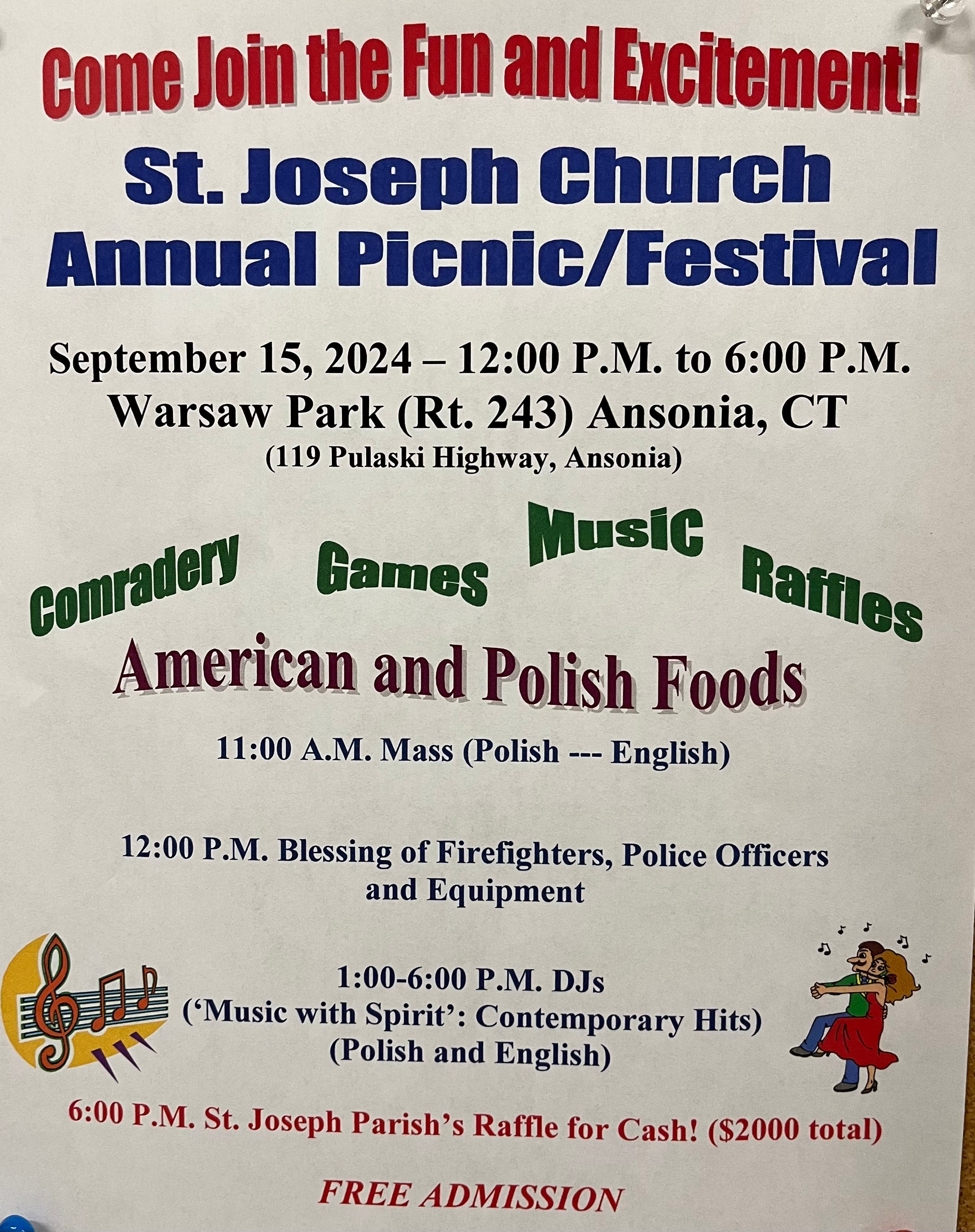 St Joseph Church Picnic/Festival 