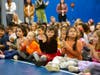 Aquebogue Elementary School students excitedly learn about basketball