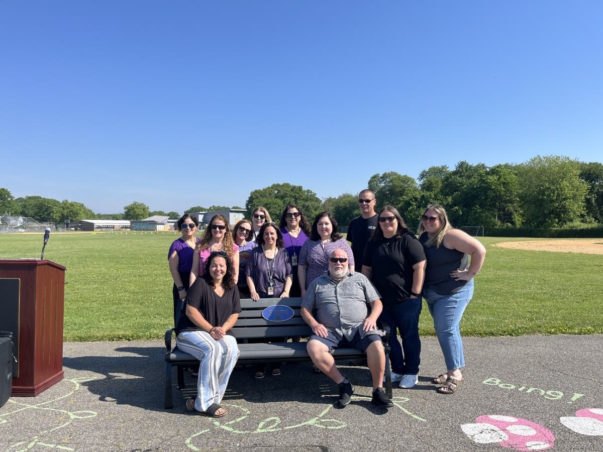 BMGS Dedicates Bench to Beloved Late Teacher 