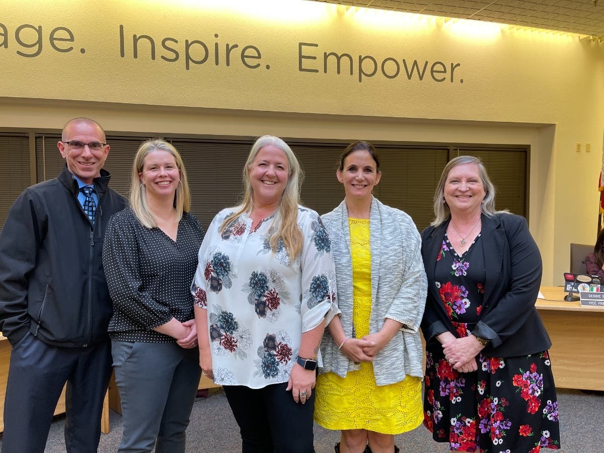 Stefanie Parnell was named principal of Hamilton School (K-8), Allie Greene as a Novato High assistant principal, Francesca Whitcomb as director of human resources, Mike Saisi as director of student services, and Anna McGee as wellness specialist.
