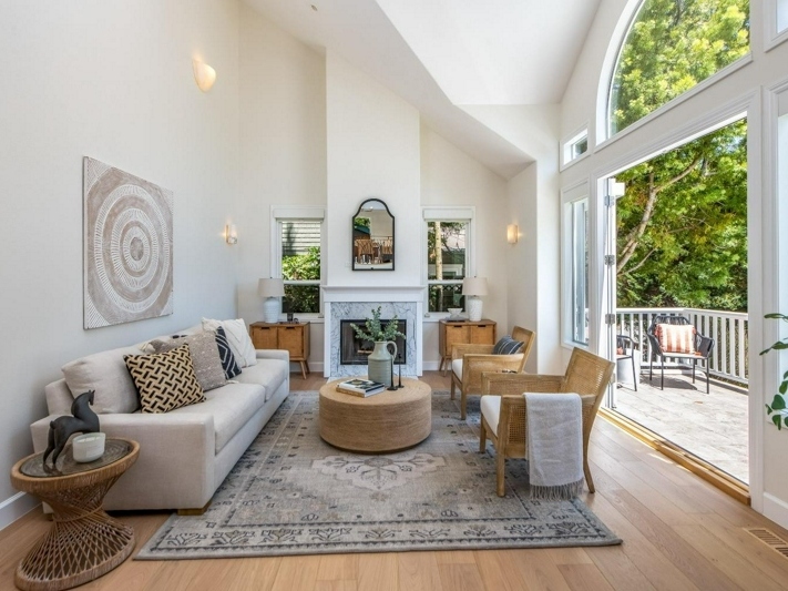 Renovated Mill Valley Luxury Home Features Outdoor Patio