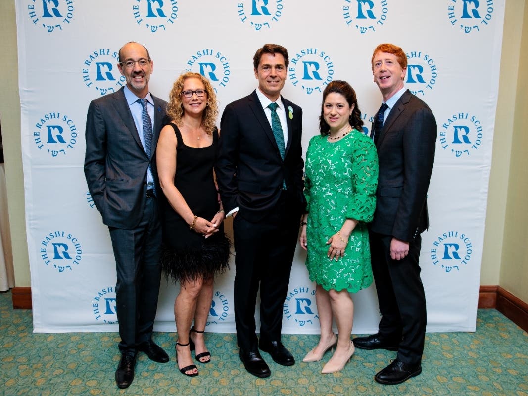 L-R Andrew and Cindy Janower, Adam  W. Fischer, Jessica and Chuck Myers