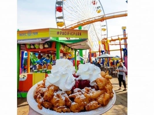 Pacific Park at the Santa Monica pier shares its signature recipe for funnel cakes.