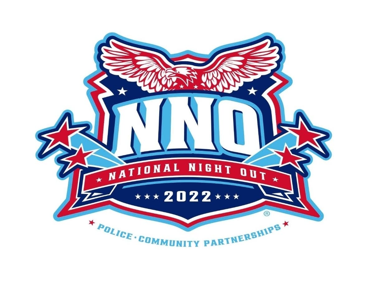 National Night Out is Tuesday, Aug. 2, 2022.