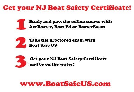   NJ Boat Safety Exam for the Online Course  - Parsippany (5pm & 8pm!)