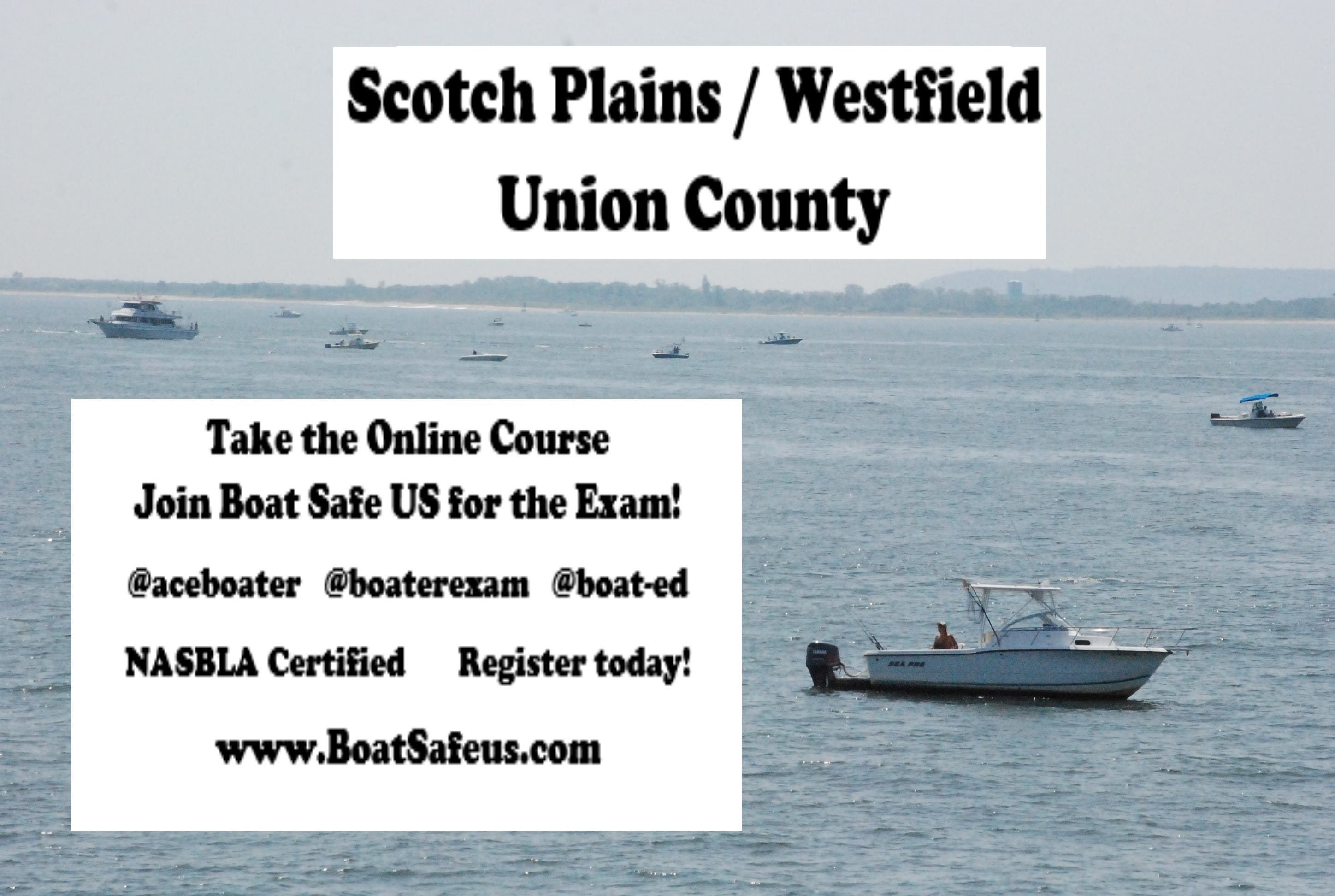   NJ Boat Safety Exam for the Online Course  - Union County