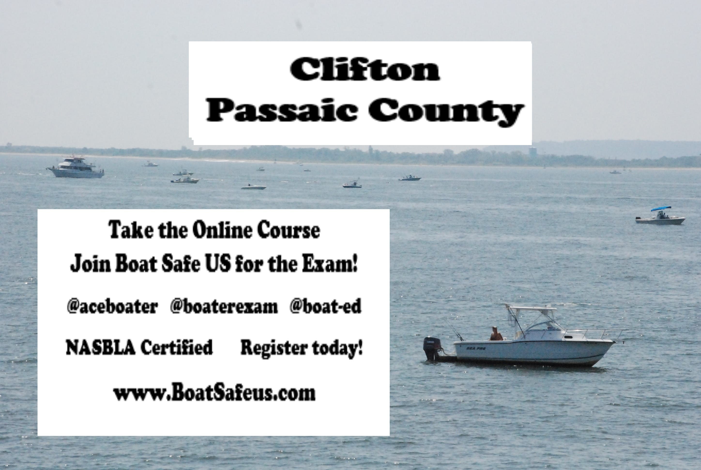 Clifton NJ Boat Safety Exam!