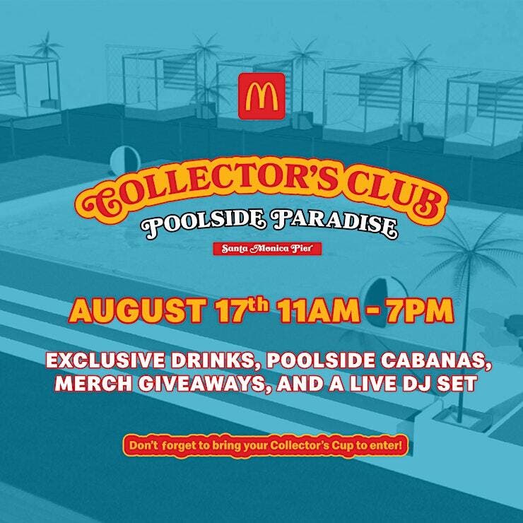 McDonald's: Collector's Club Poolside Paradise