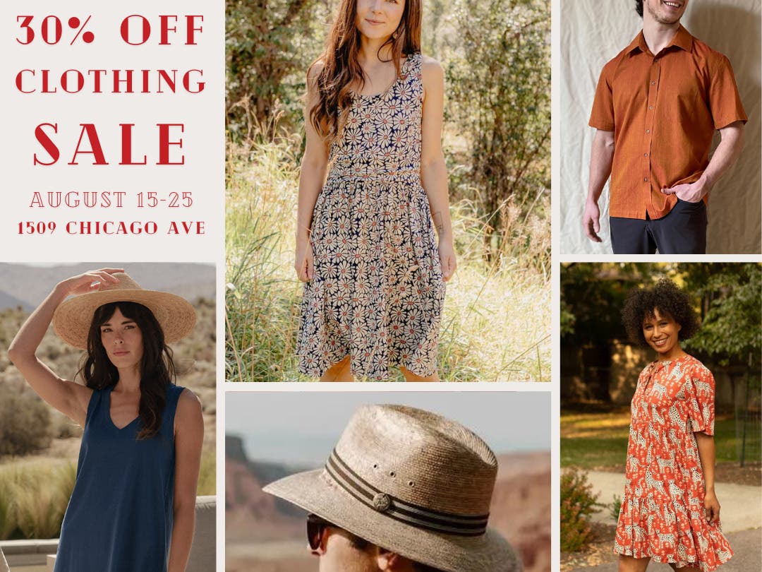 End of Summer Sale: 30% Off Apparel at Ten Thousand Villages 🌞