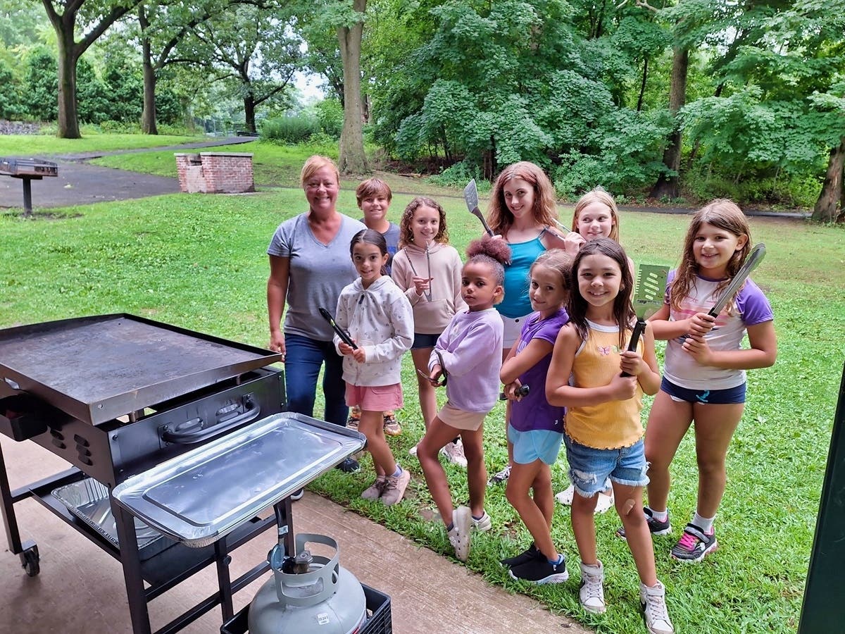 West Haven Park-Rec Campers Learn Cooking, Grilling Skills