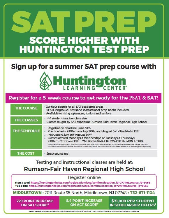 Summer PSAT and SAT Prep - HUGE VALUE - Now Open! 