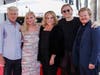 Kirsten Dunst with her father, Klaus Dunst (left), mother Inez Rupprecht, brother Christian Dunst, and fiance Jesse Plemons at her Hollywood Walk of Fame star unveiling. 