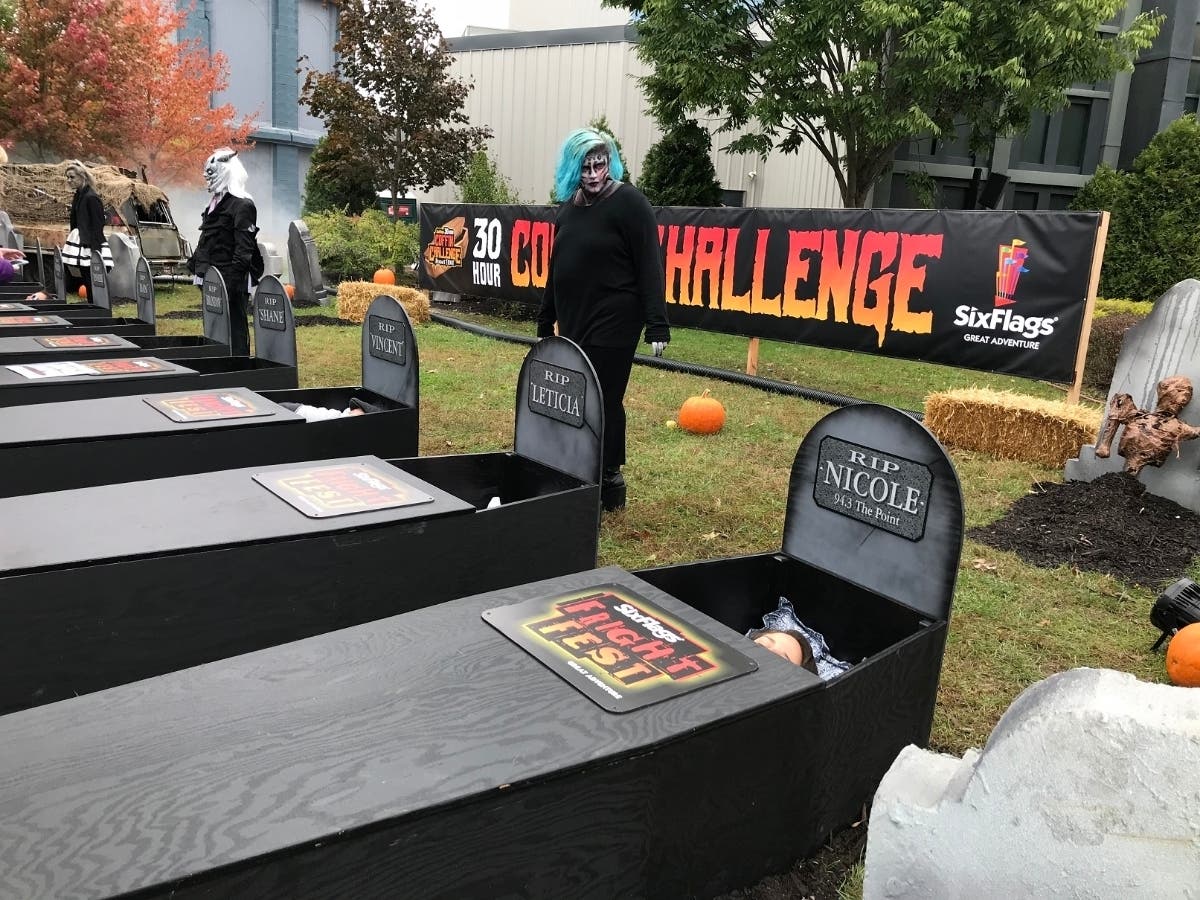 The 30-Hour Coffin Challenge returns for Fright Fest at Six Flags Great Adventure in 2019.