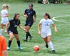 Diana VanSickle (15) has 9 goals for Cabrini this year, including four game-winners, as the Cavaliers won the Atlantic East Conference. 