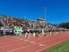 Brick Memorial's home stands were filled with energetic students cheering on the Mustangs. 