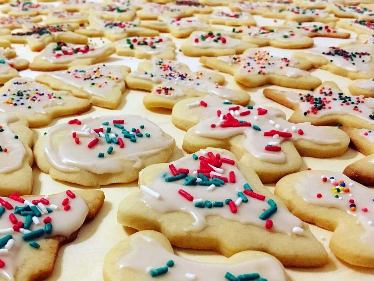 Don't feel like baking? Stop by the Brick Presbyterian Church to buy cookies, then bring the kids to see Santa courtesy of the Women's Club.