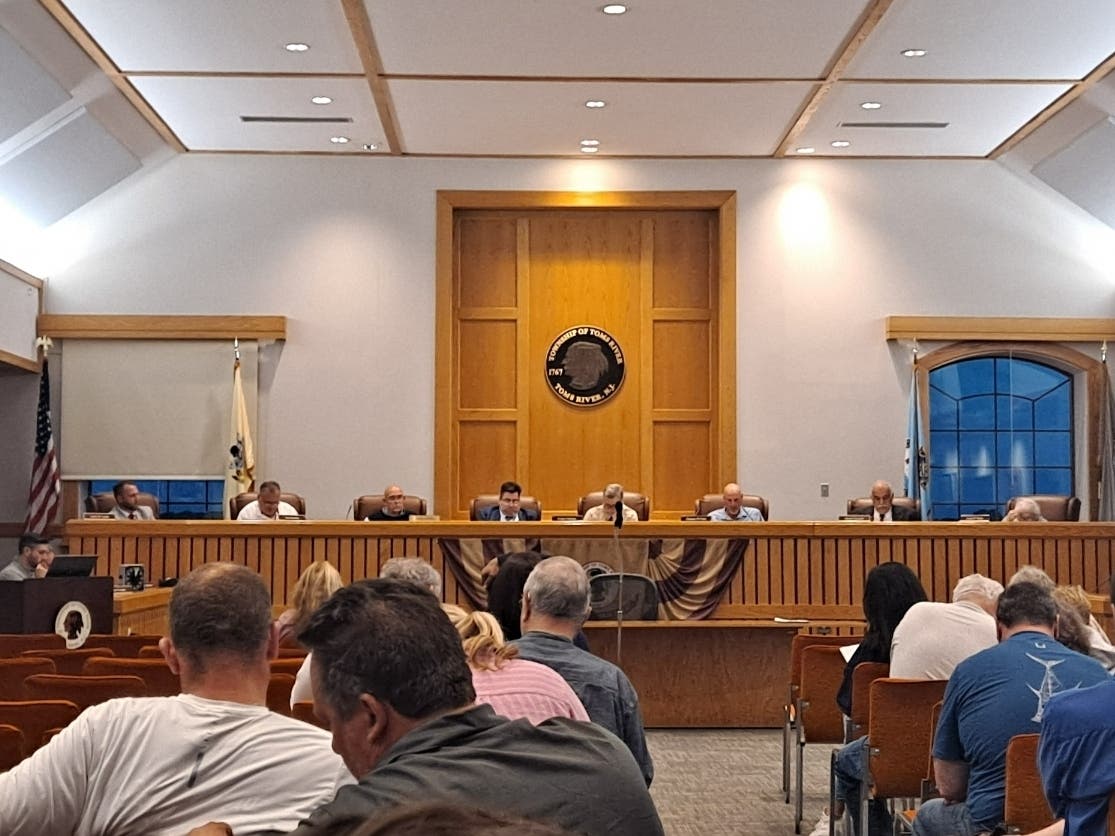 The Toms River Township Council listened to a presentation on the 2024 budget on Wednesday night. 