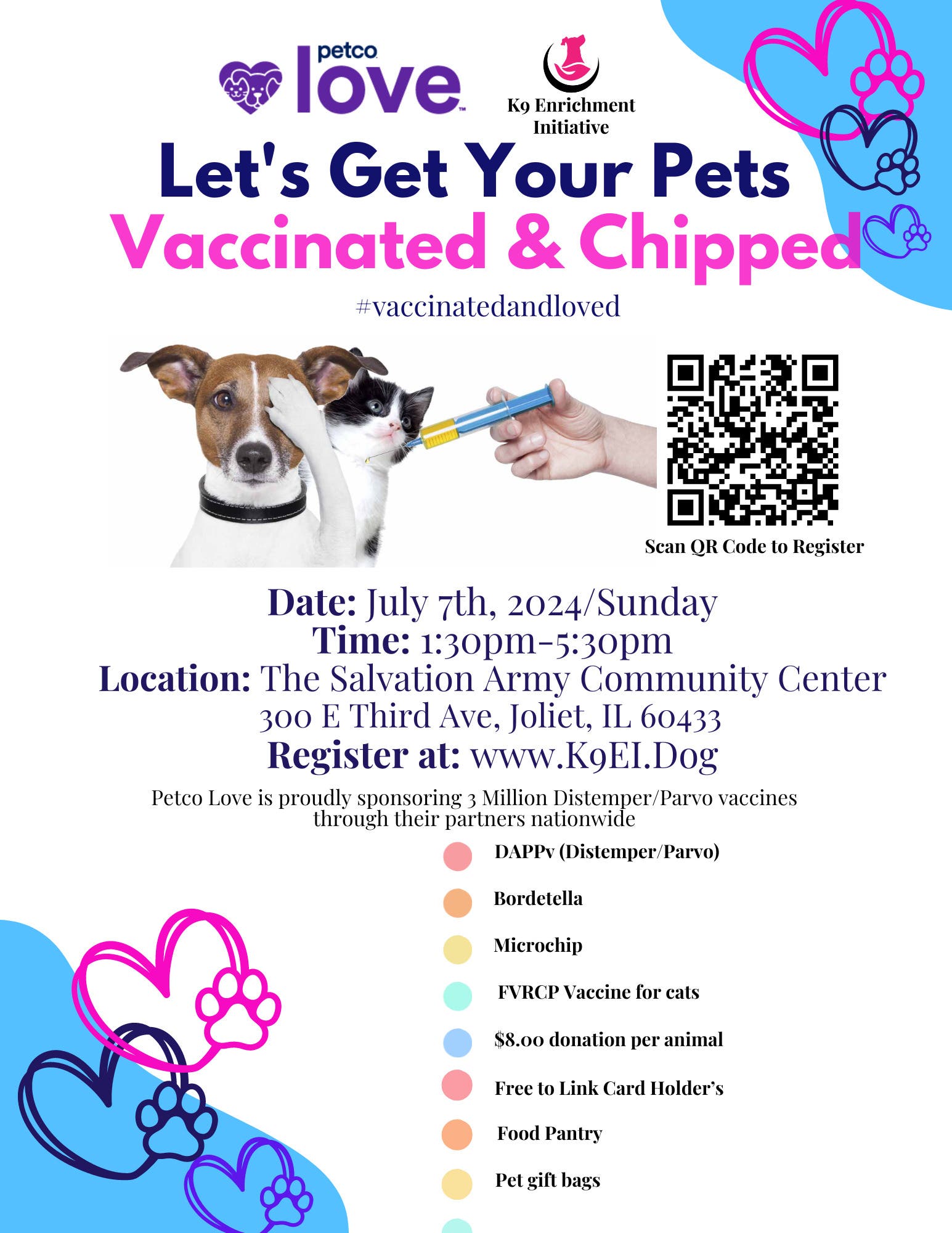 Let's Get Your Pet's Vaccinated & Microchipped Clinic