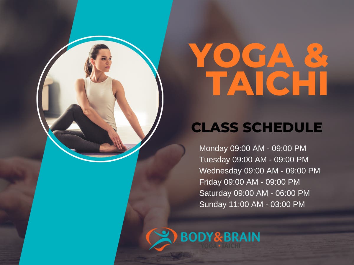 Join us for a yoga and taichi class!