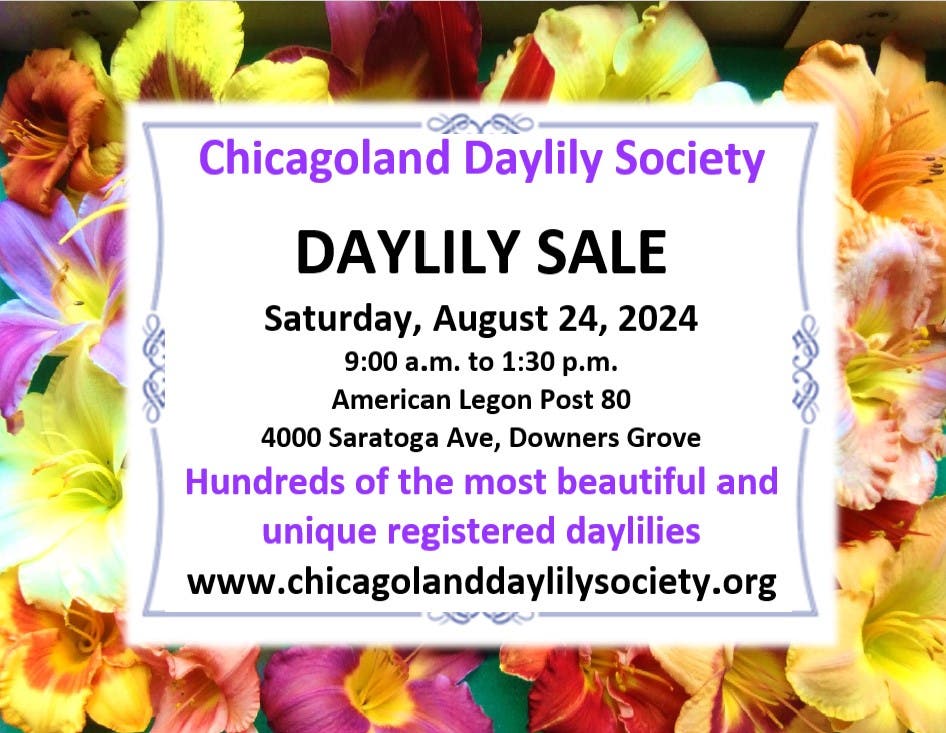 Chicagoland Daylily Society Annual Daylily Sale