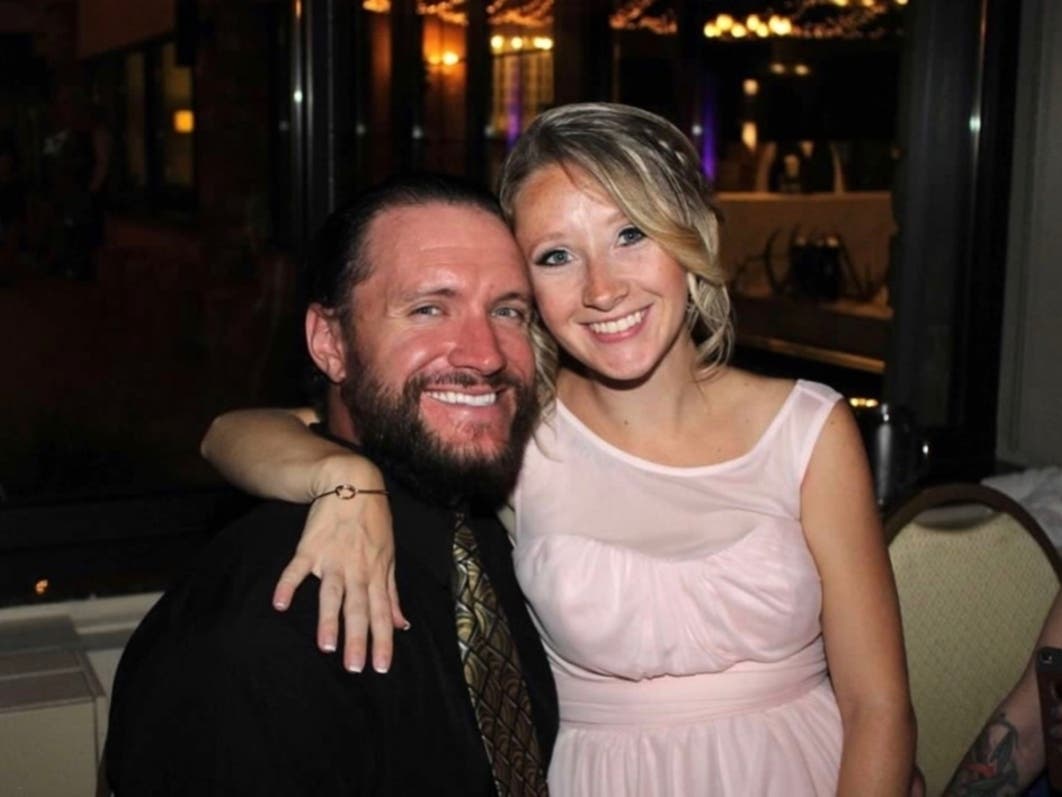 Paul Loudenslager, 32, pictured here with his wife Rachel, was remembered as a selfless and loving man.