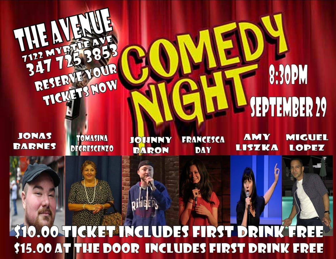 Queens Comedy Night Returns to the Avenue in Glendale