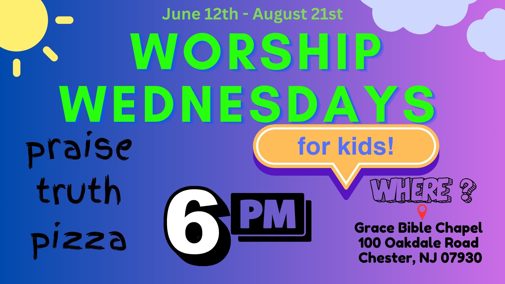 Kids Worship Nights!