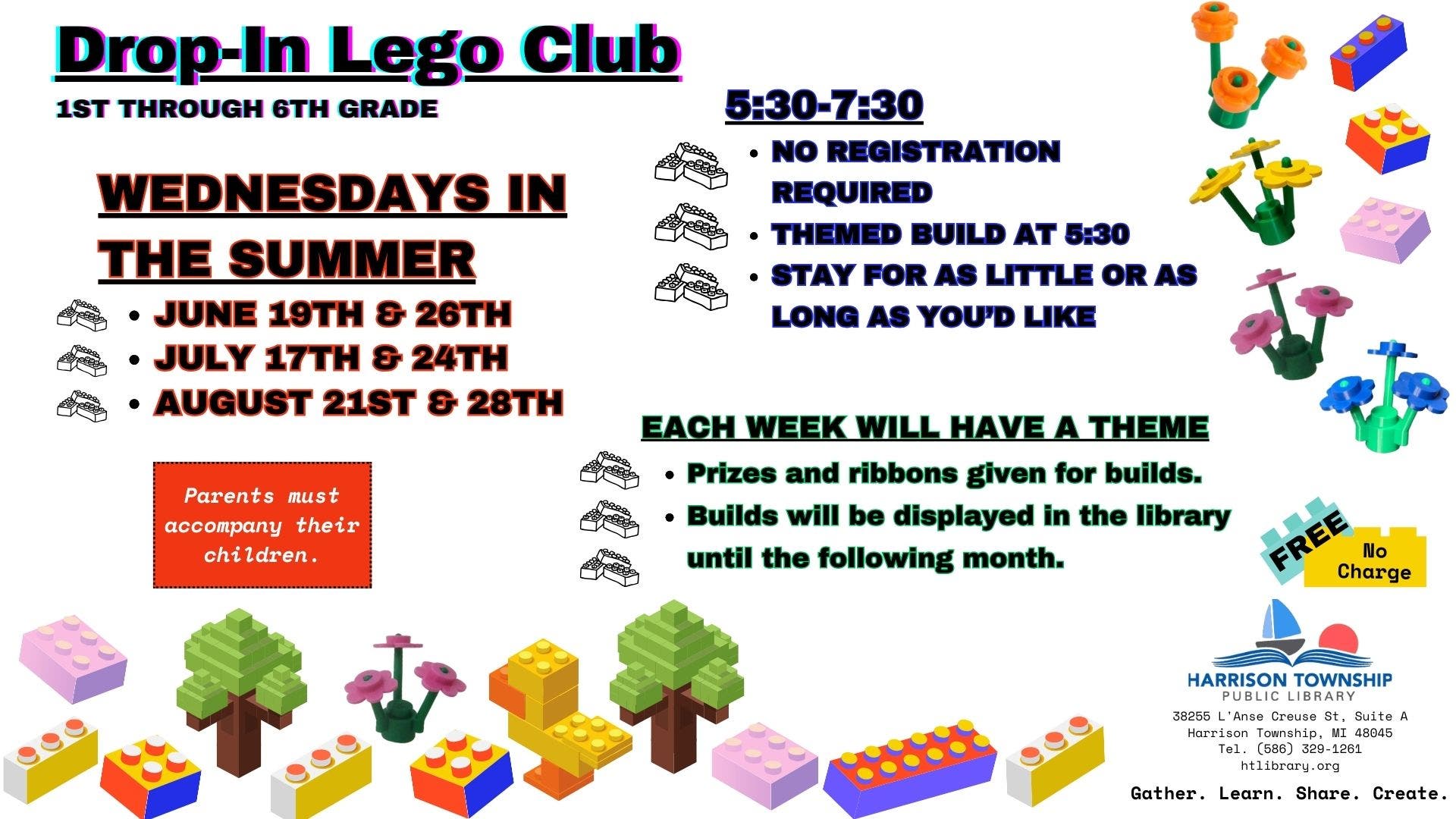 Drop in Lego Club