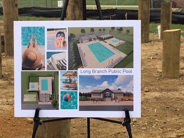 Groundbreaking For Long Branch Community Pool