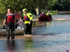 Piscataway residents being rescued Thursday morning.