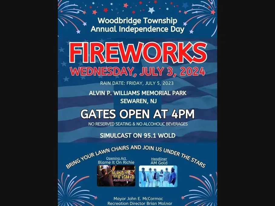 Woodbridge Independence Day fireworks